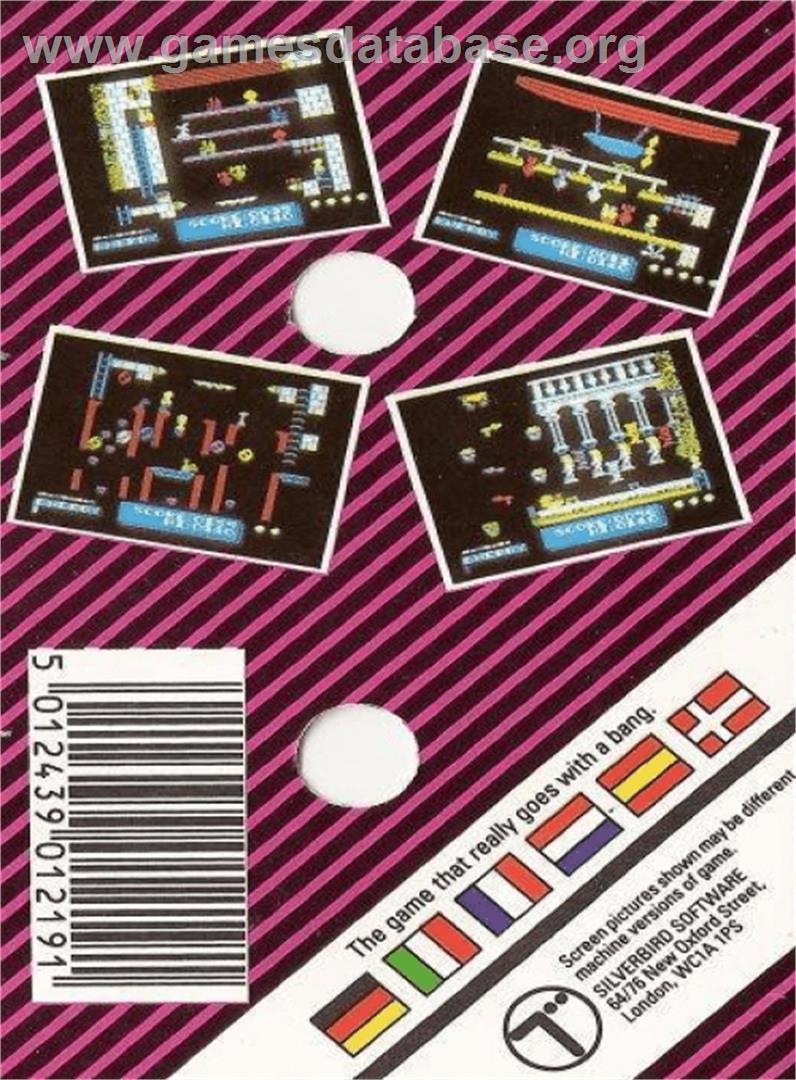 Dynamite Dan - Amstrad CPC - Artwork - Box Back