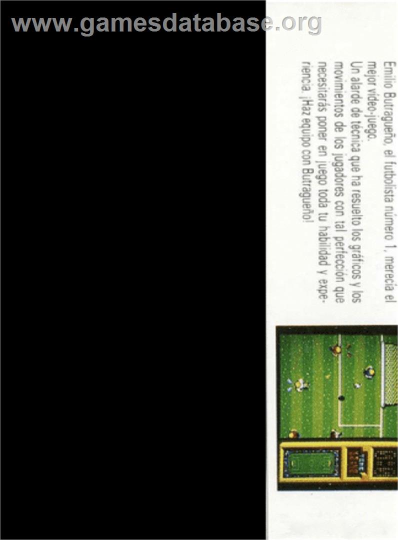Emilio Butragueño 2 - Amstrad CPC - Artwork - Box Back
