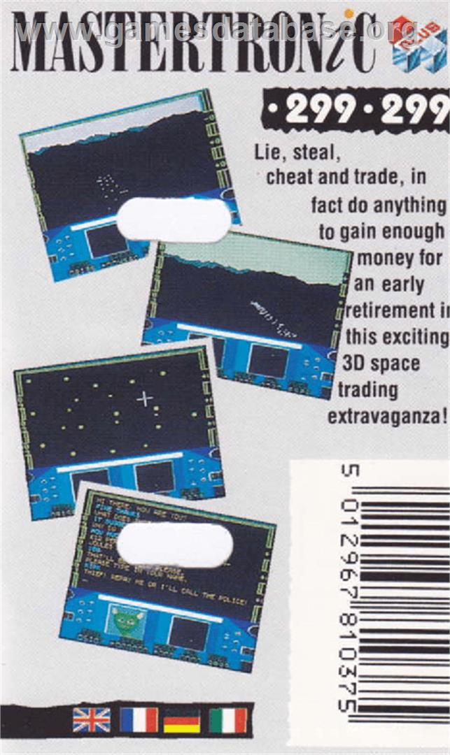 Enterprise - Amstrad CPC - Artwork - Box Back