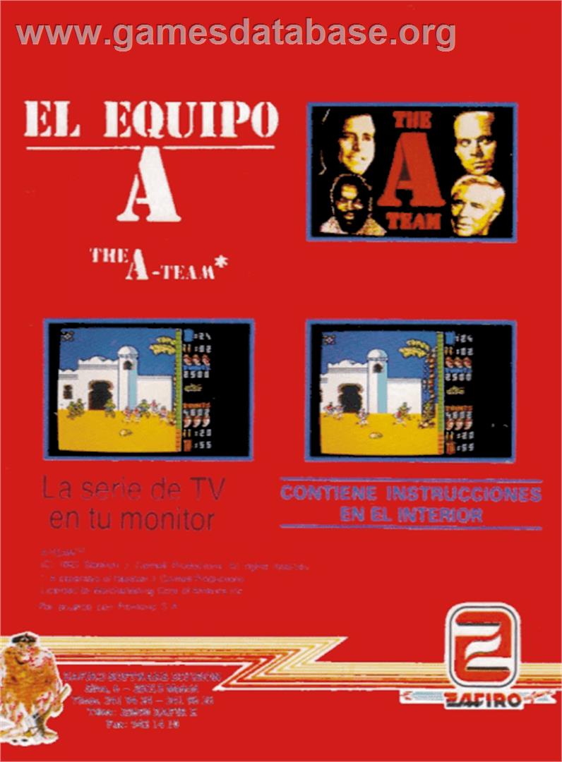 Equipo A, El - Amstrad CPC - Artwork - Box Back