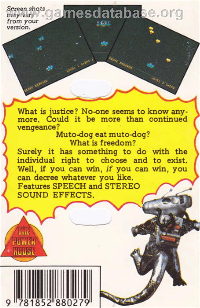 Freedom Fighter - Amstrad CPC - Artwork - Box Back
