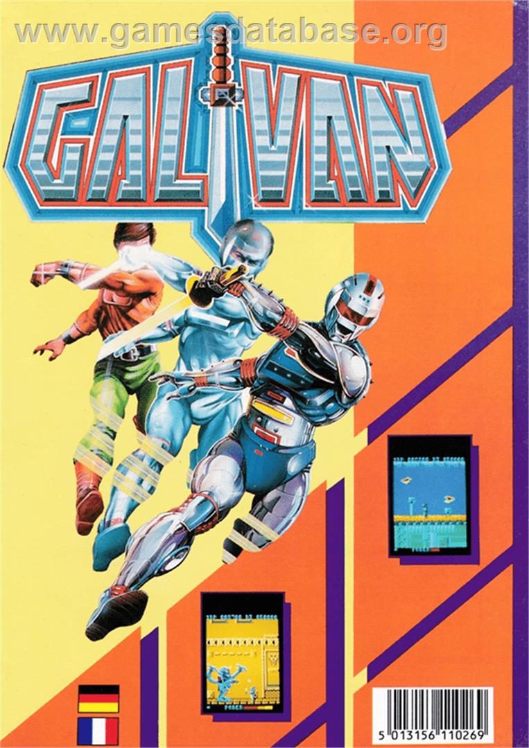 Galivan - Amstrad CPC - Artwork - Box Back