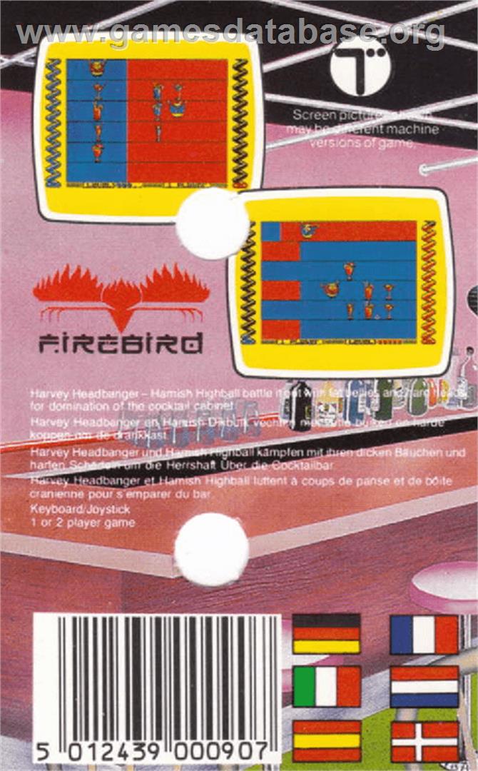 Harvey Headbanger - Amstrad CPC - Artwork - Box Back