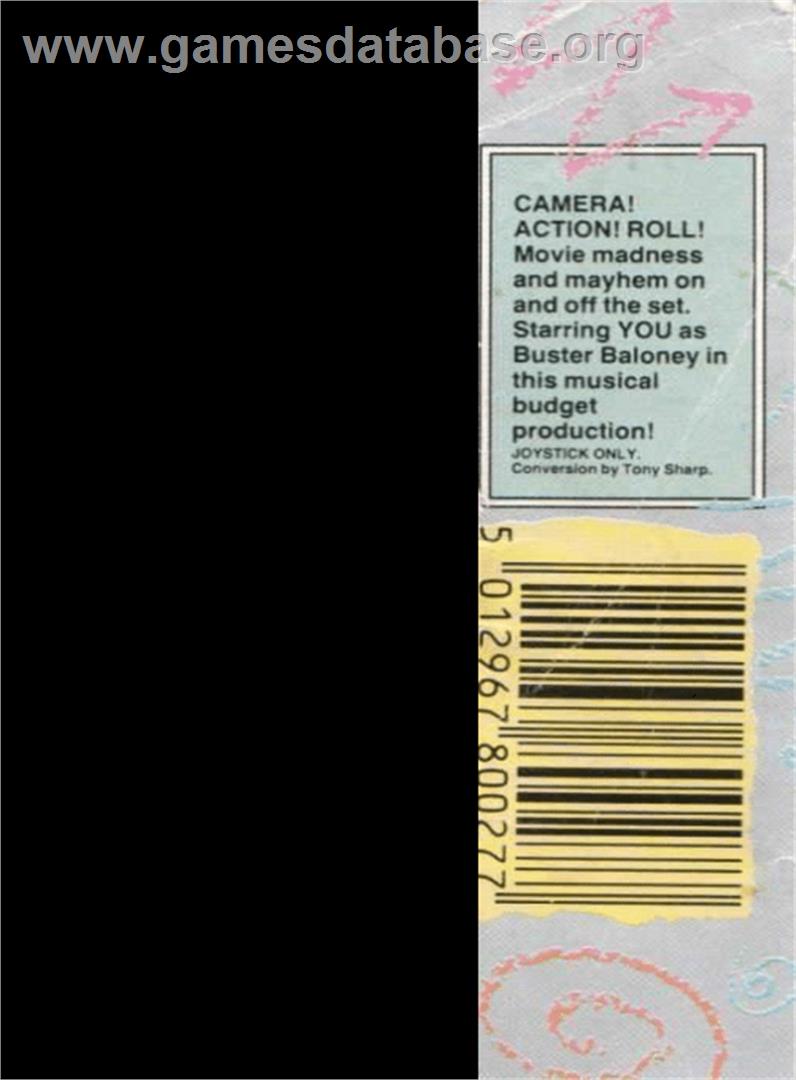 Hollywood Or Bust - Amstrad CPC - Artwork - Box Back