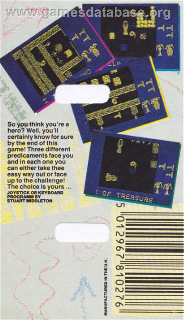How to be a Hero - Amstrad CPC - Artwork - Box Back