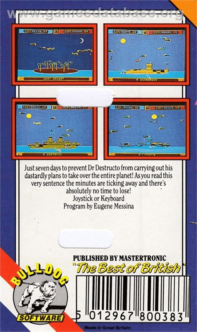 Island Of Dr. Destructo, The - Amstrad CPC - Artwork - Box Back