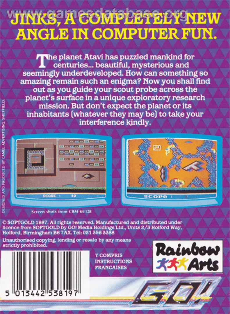 Jinks - Amstrad CPC - Artwork - Box Back