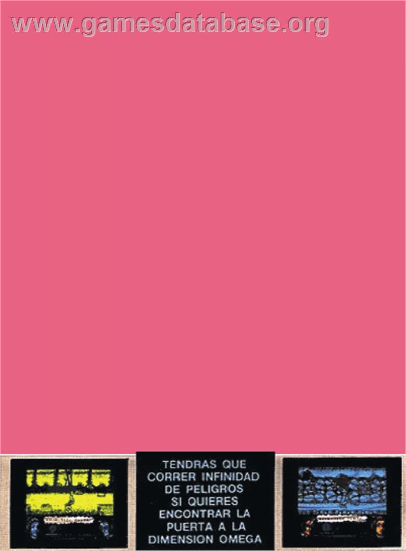 Omega Dimension - Amstrad CPC - Artwork - Box Back