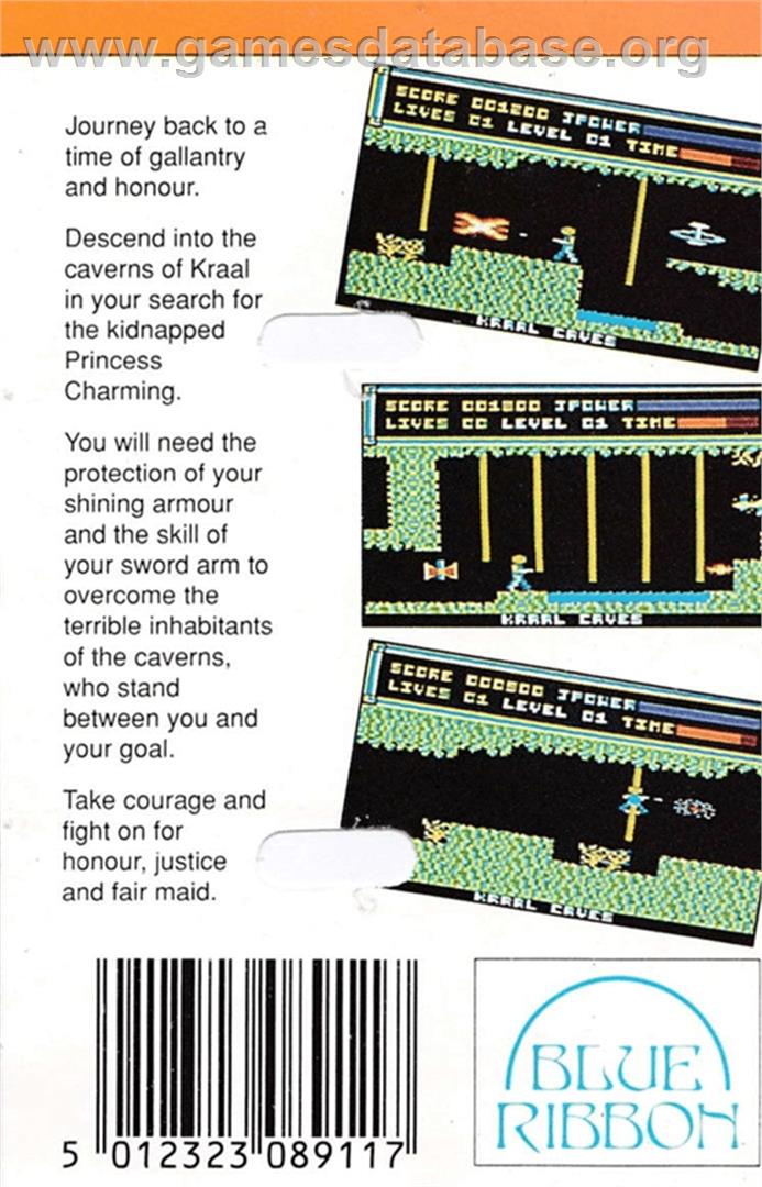 Paladin - Amstrad CPC - Artwork - Box Back