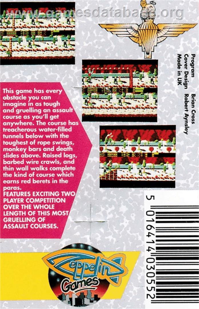 Para Assault Course - Amstrad CPC - Artwork - Box Back