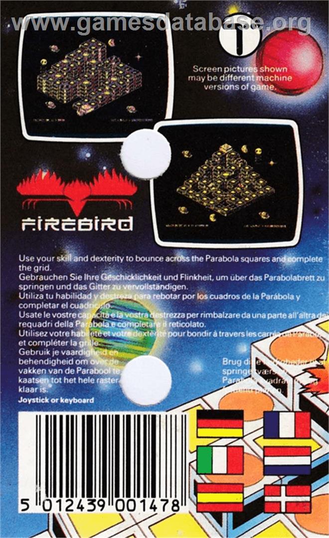 Parabola - Amstrad CPC - Artwork - Box Back