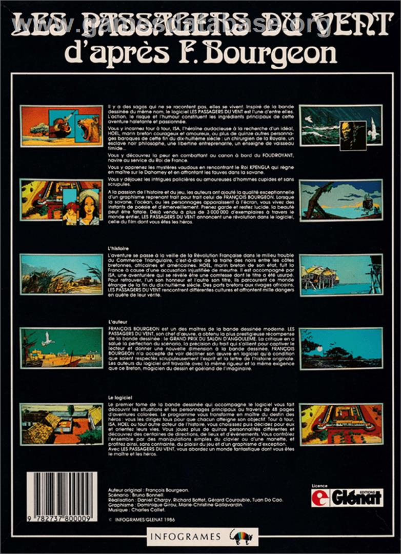 Passagers Du Vent, Les - Amstrad CPC - Artwork - Box Back