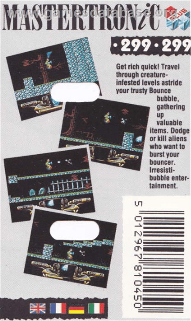Psycho Hopper - Amstrad CPC - Artwork - Box Back