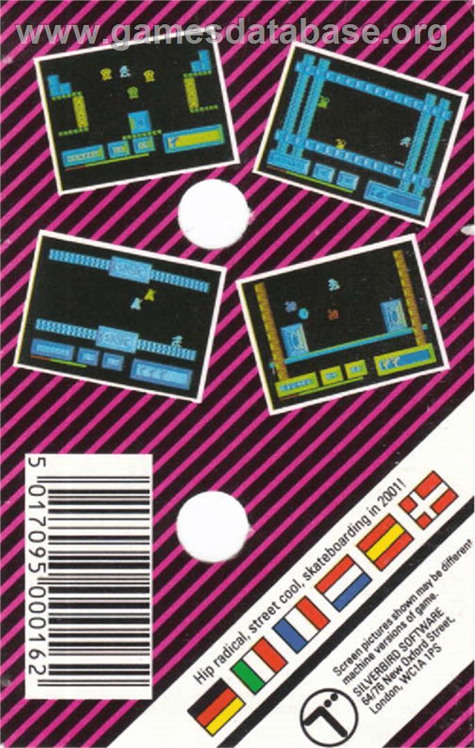 Skateboard Joust - Amstrad CPC - Artwork - Box Back