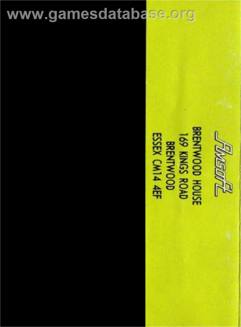 Snooker - Amstrad CPC - Artwork - Box Back