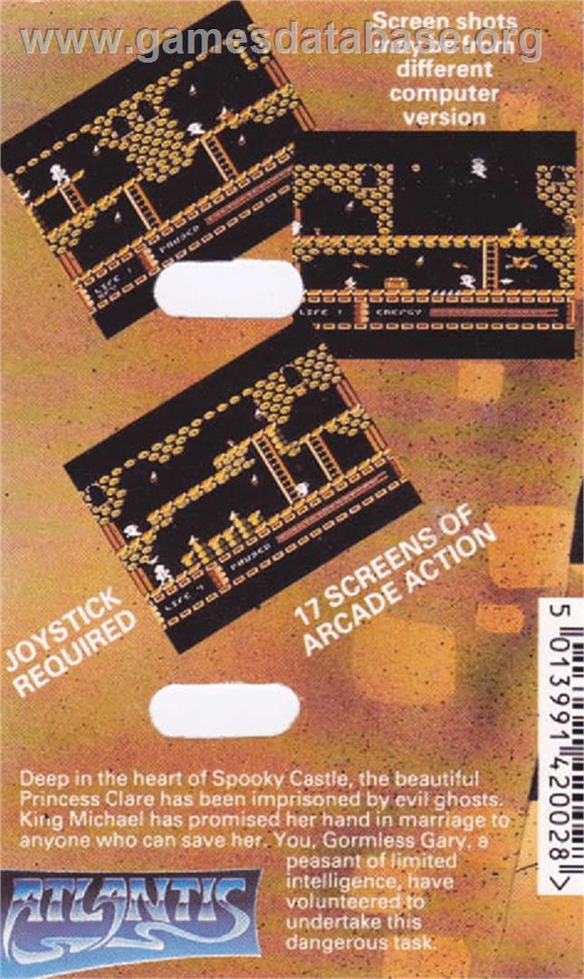 Spooky Castle - Amstrad CPC - Artwork - Box Back