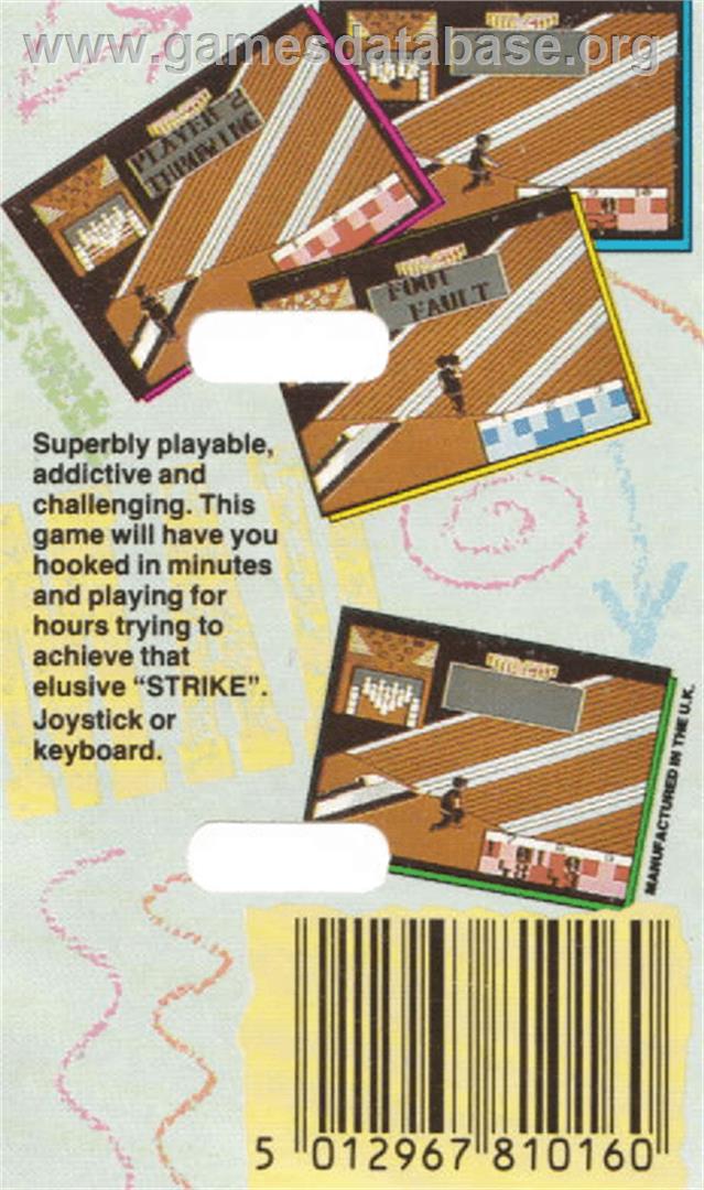 Strike - Amstrad CPC - Artwork - Box Back