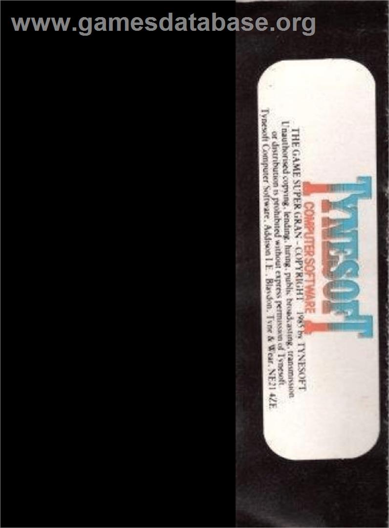 Super Gran - Amstrad CPC - Artwork - Box Back