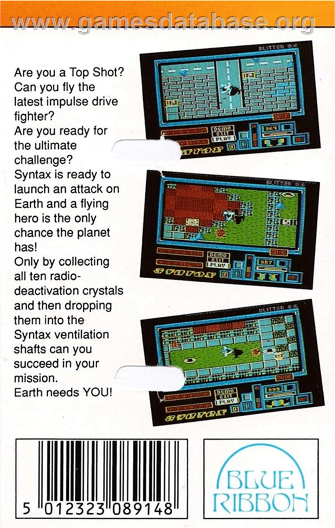 Syntax - Amstrad CPC - Artwork - Box Back