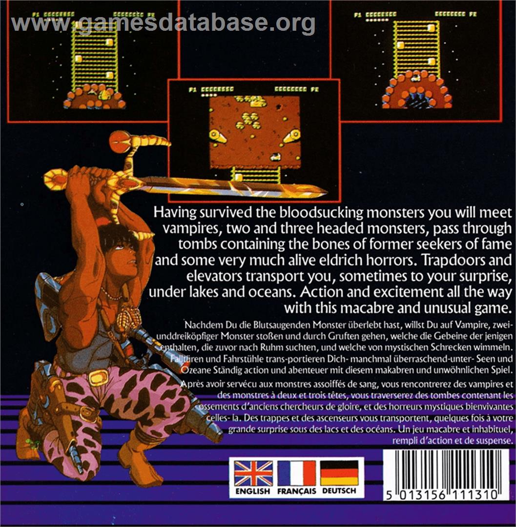 Victory Road - Amstrad CPC - Artwork - Box Back