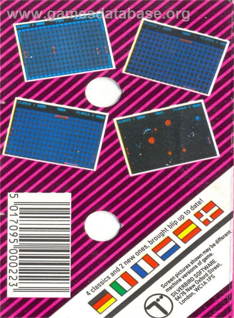 Video Classics (Blip!) - Amstrad CPC - Artwork - Box Back