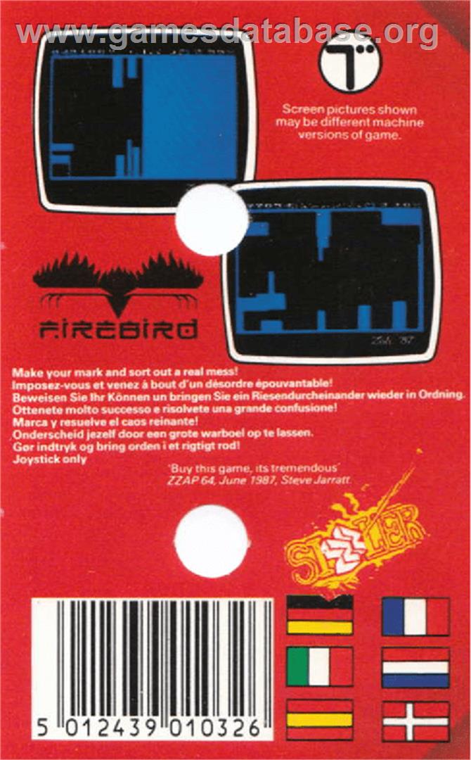 Zolyx - Amstrad CPC - Artwork - Box Back
