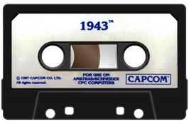 Cartridge artwork for 1943: The Battle of Midway on the Amstrad CPC.