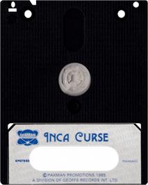 Cartridge artwork for Adventure B: Inca Curse on the Amstrad CPC.