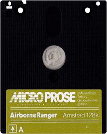 Cartridge artwork for Airborne Ranger on the Amstrad CPC.