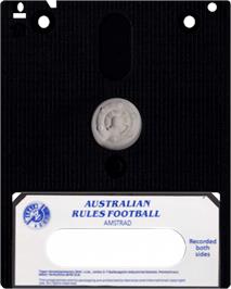 Cartridge artwork for Australian Rules Football on the Amstrad CPC.