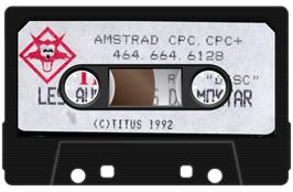 Cartridge artwork for Aventures De Moktar, Les on the Amstrad CPC.