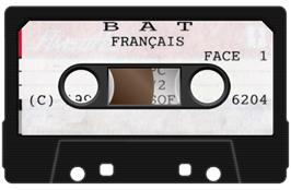 Cartridge artwork for B.A.T. on the Amstrad CPC.