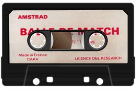 Cartridge artwork for Balle De Match on the Amstrad CPC.