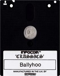 Cartridge artwork for Ballyhoo on the Amstrad CPC.