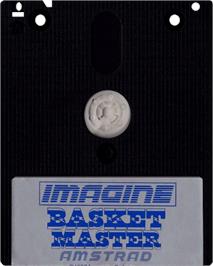 Cartridge artwork for Basket Master on the Amstrad CPC.