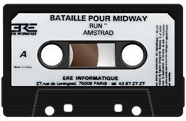 Cartridge artwork for Battle For Midway on the Amstrad CPC.