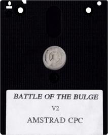Cartridge artwork for Battle Of The Bulge on the Amstrad CPC.