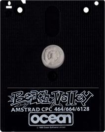 Cartridge artwork for Beach Volley on the Amstrad CPC.
