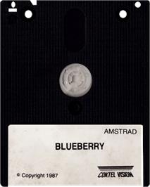 Cartridge artwork for Blueberry on the Amstrad CPC.