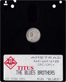 Cartridge artwork for Blues Brothers, The on the Amstrad CPC.