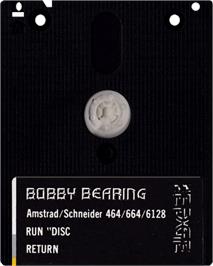 Cartridge artwork for Bobby Bearing on the Amstrad CPC.