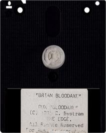 Cartridge artwork for Brian Bloodaxe on the Amstrad CPC.