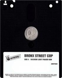 Cartridge artwork for Bronx Street Cop on the Amstrad CPC.