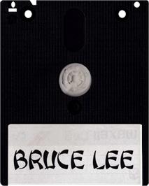Cartridge artwork for Bruce Lee on the Amstrad CPC.
