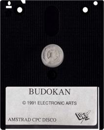 Cartridge artwork for Budokan: The Martial Spirit on the Amstrad CPC.
