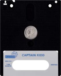 Cartridge artwork for Capt'n Kidd on the Amstrad CPC.