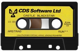 Cartridge artwork for Castle Blackstar on the Amstrad CPC.