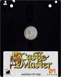 Cartridge artwork for Castle Master on the Amstrad CPC.