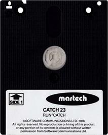 Cartridge artwork for Catch 23 on the Amstrad CPC.