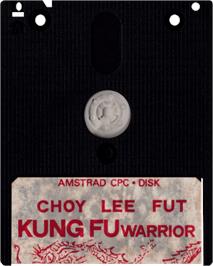 Cartridge artwork for Choy-Lee-Fut Kung-Fu Warrior on the Amstrad CPC.